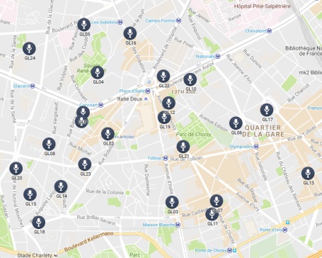 paris blog sensor network